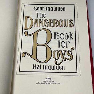 The Dangerous Book for Boys Hard Cover Reference Knowledge Book