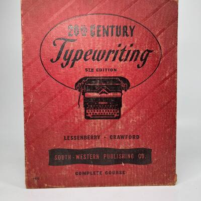 Vintage 20th Century Typewriting Typing Learning Manual