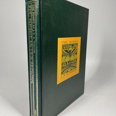 The Hobbit by J.R.R. Tolkien Collectible Hardcover Book with Slipcase Houghton Mifflin Co.