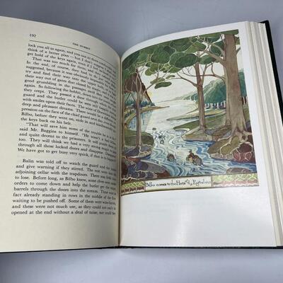 The Hobbit by J.R.R. Tolkien Collectible Hardcover Book with Slipcase Houghton Mifflin Co.