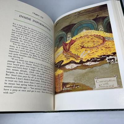 The Hobbit by J.R.R. Tolkien Collectible Hardcover Book with Slipcase Houghton Mifflin Co.