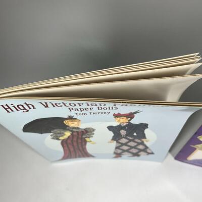 Pair of High Victorian Fashions & Gibson Girl Arts & Crafts Paper Doll Books