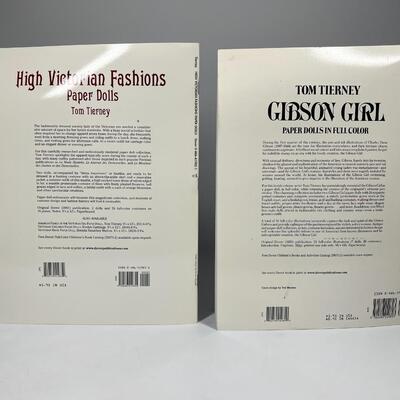 Pair of High Victorian Fashions & Gibson Girl Arts & Crafts Paper Doll Books