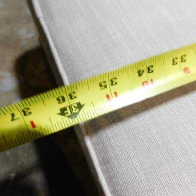 Restoration Hardware Wicker Ottoman with Cushion (Matches all RH Chairs on Auction)