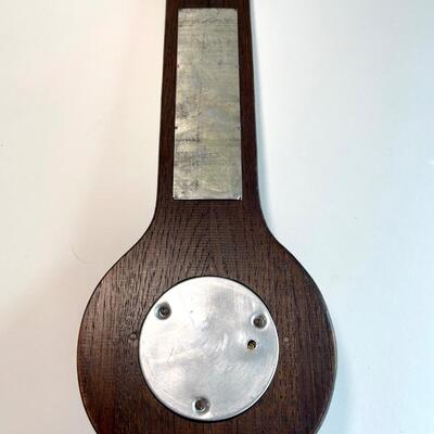 Vintage VerÃ¤nderlich German Glass Banjo Style Weather Station