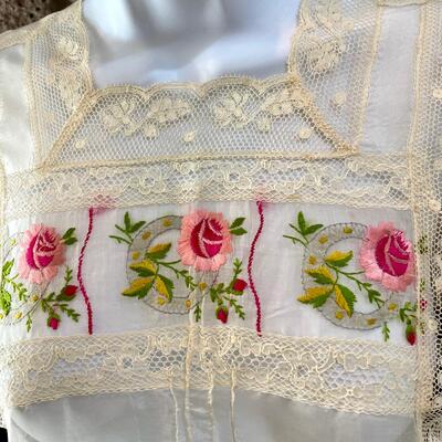 1920 WWI Victory 1920 French Apron & Commemorative Plate