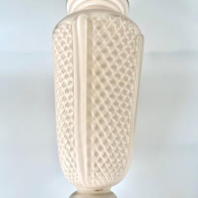 Vintage Glass Boudoir Lamp