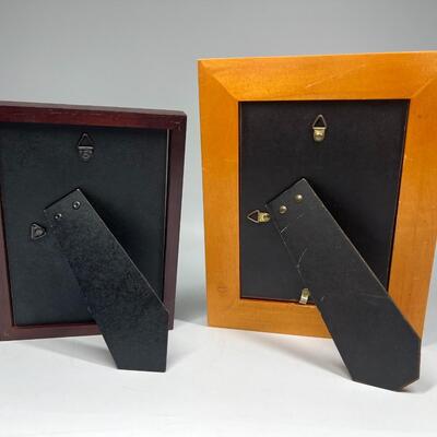 Pair of Wood Frame Picture Holders