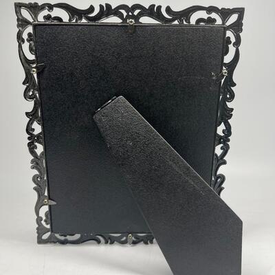 Filigree Art Nouveau Silver Tone Metal Picture Frame 8x10