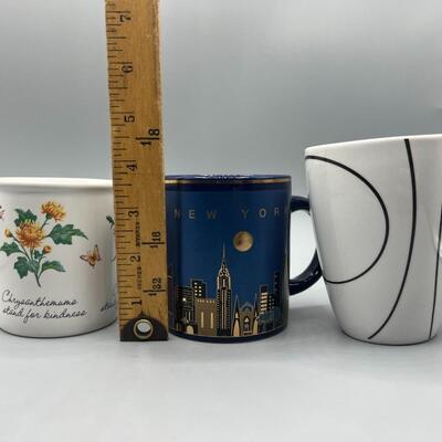 Lot of 3 Novelty Coffee Mugs Cups