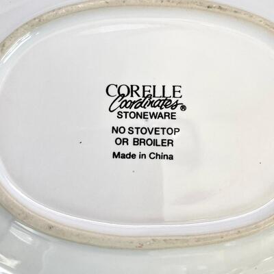 Vintage Corelle Stoneware Coordinates Serving Set