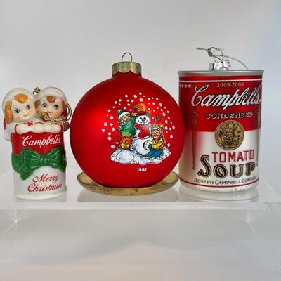 Vintage Campbellâ€™s Kids Christmas Ornaments