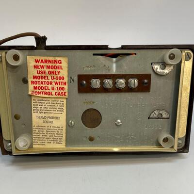 Vintage Alliance Tenna Rotor U-100 TV Amateur Ham Radio Antenna Control Box.