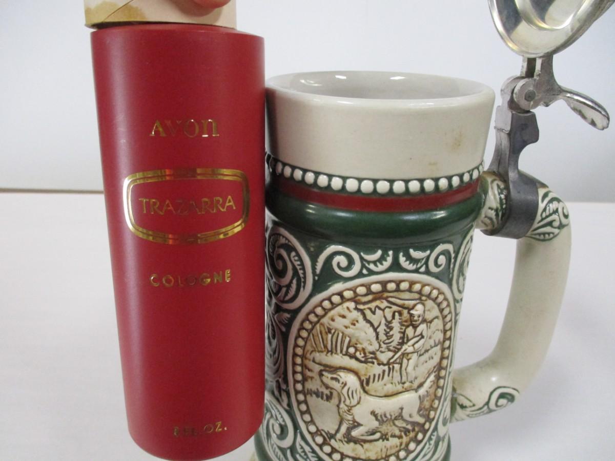 Handcrafted 1978 Avon Beer Stein Ceramarte Made in Brazil With Cologne