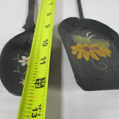 Hand Painted Tolle Dipper - Spoon & Shovel