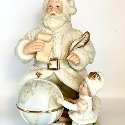 Lenox Porcelain Santa "Santa's Route" Limited Edition