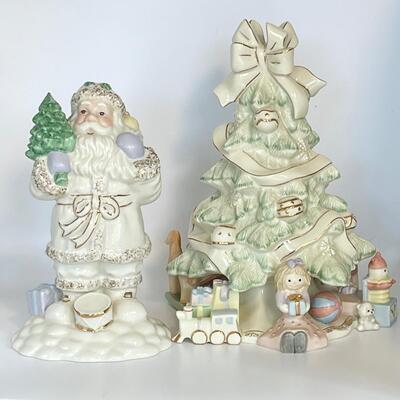 Lenox Porcelain Santa Lot 4