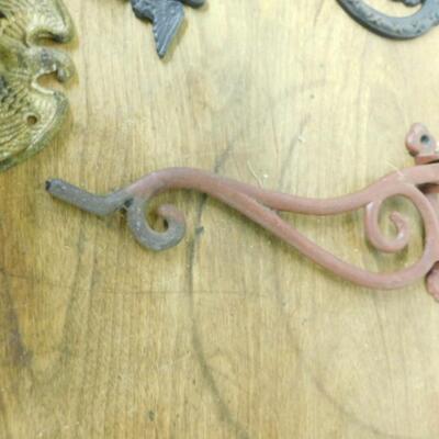 Nice Collection of Vintage Cast Iron Wall Mount Pieces