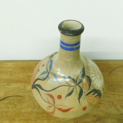 Hand Crafted and Painted Pottery Vase