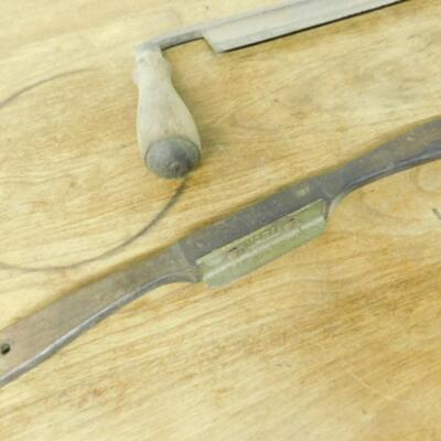 Pair of Vintage Wood Draw and Shaping Tools