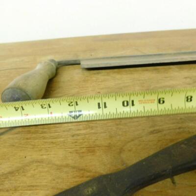 Pair of Vintage Wood Draw and Shaping Tools
