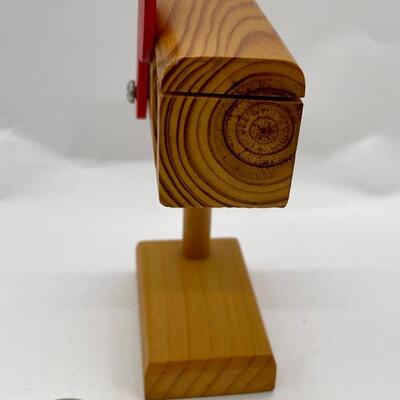 Small wooden mailbox
