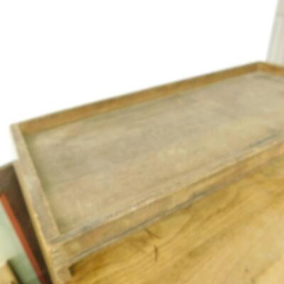 Vintage Typesetter's Wood Tray