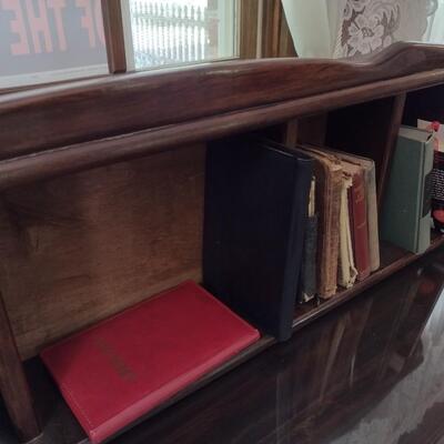 Solid Wood Book or Desktop Gallery or Organizer (No Contents)