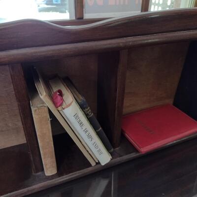 Solid Wood Book or Desktop Gallery or Organizer (No Contents)