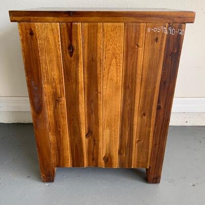 Lot 97. Wood Side Table