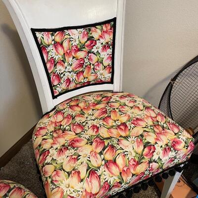 K12 Floral chairs 22â€ x 34â€ x 18â€