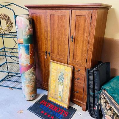 Lot 12: Cabinet and more