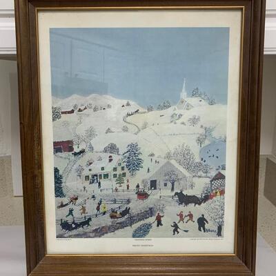 Lot 142. Grandma Moses Framed Print