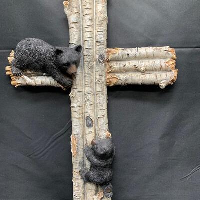 Birch cross with bears