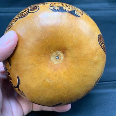 Hand painted gourd