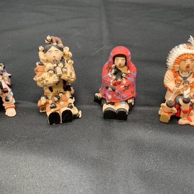 Group of handcrafted figures