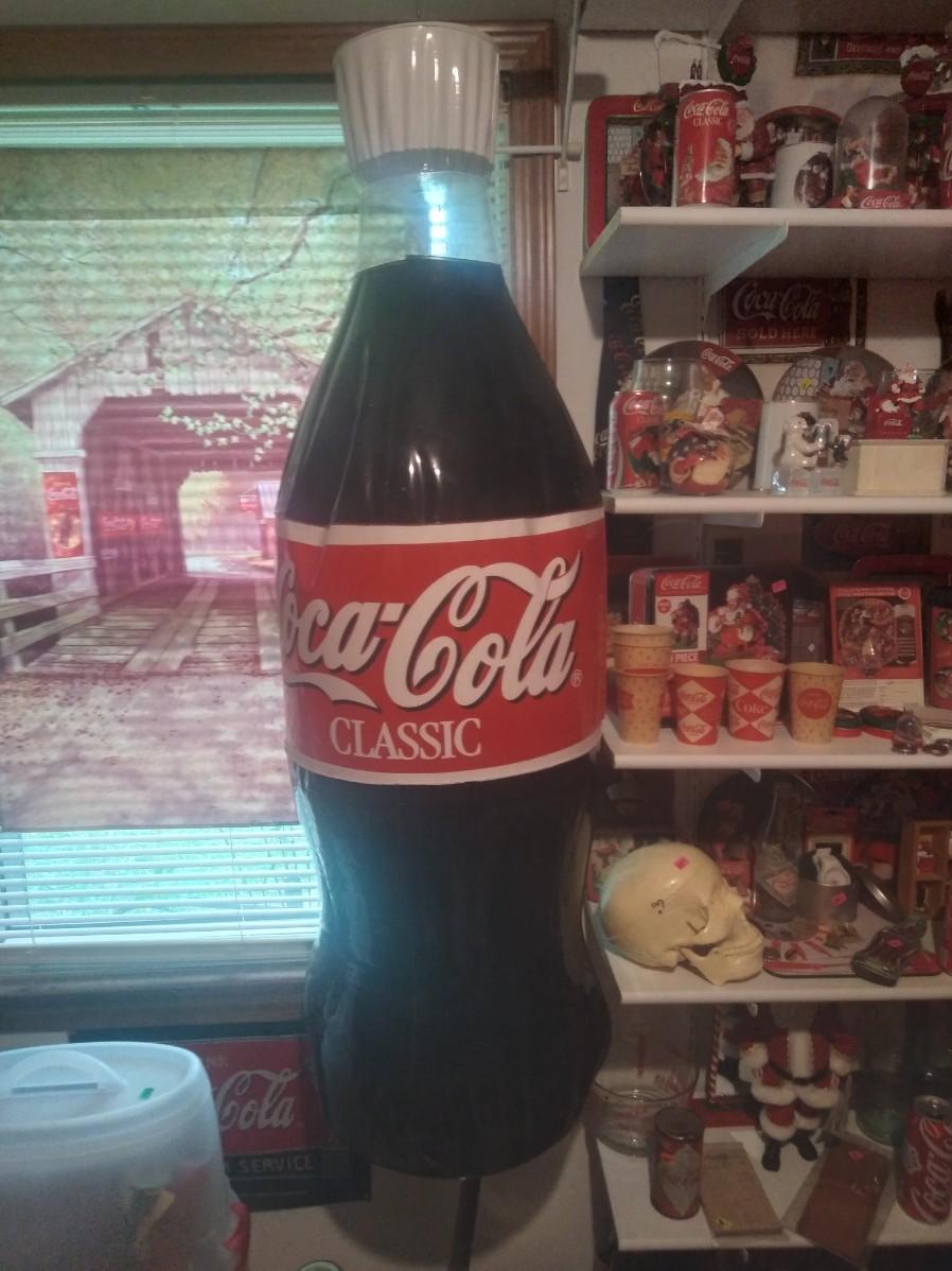CocaCola inflatable bottle