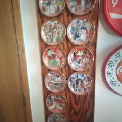 Coca-Cola mini plate set