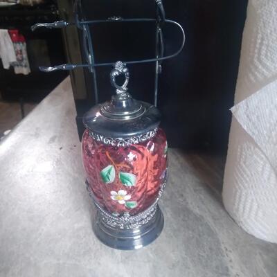 Antique pickle castor