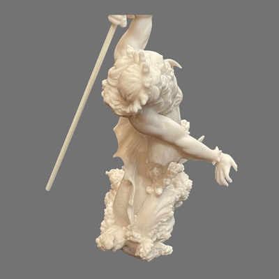 Triton, God of the Sea, Alabaster Sculpture