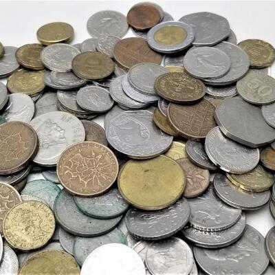 Lot #36  Large lot of defunct Foreign coins