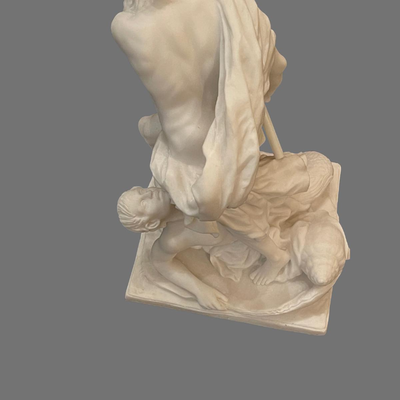 Neptune Calming the Waves Alabaster Sculpture - 12"