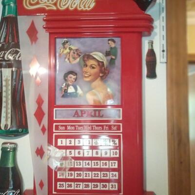 Coca-Cola calender with april