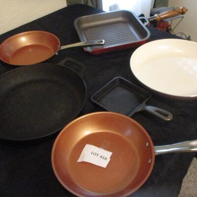 Copper & Cast Iron Skillets