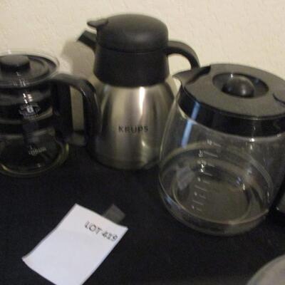 Braun MultiMix, Coffee Pots