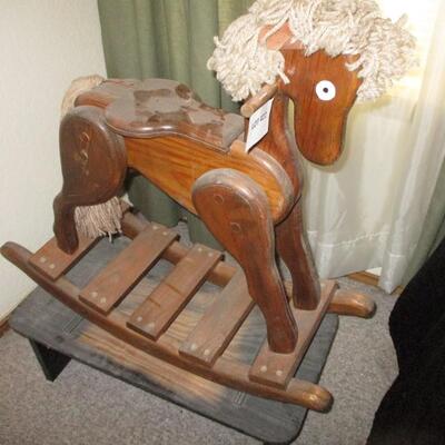 Wooden Roking Horse