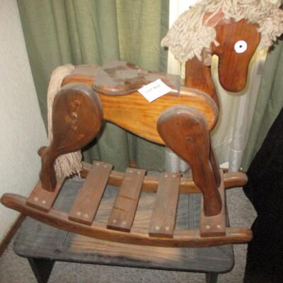 Wooden Roking Horse