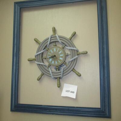 Helm clock in frame