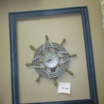 Helm clock in frame