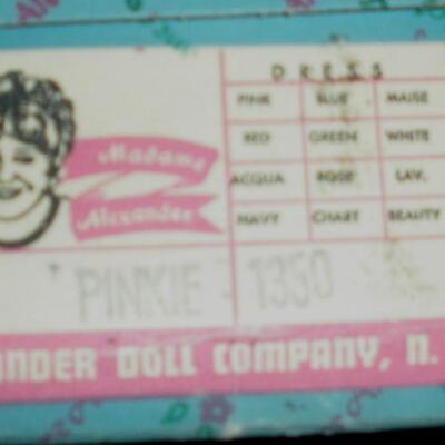 1972 Madame Alexander 12" Pinkie and Blue Boy dolls in original boxes. You get the Pair of them!